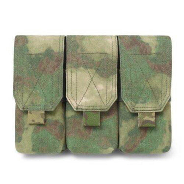 Warrior Assault Triple M4/SA80 Magazine Pouch A-TACS FG
