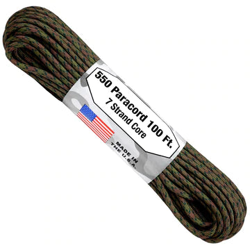 Atwood Rope 100' 7 Strand 550lbs Paracord (7099906097336)