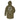 Olive green parka with hood; large back AIRBORNE parachute crest embroidery.