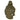 Olive green fishtail parka with hood, drawcord, and exposed interior lining at side seam.