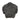 Black leather A-2 bomber jacket back view with center seam and ribbed hem