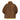 Shearling bomber jacket back view with brown leather and tan fleece collar trim