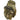 Olive tan camouflage work gloves with padded knuckles and grippy impact palm.
