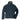Dark navy Bedford cord jacket back view with shearling-lined collar.