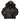 Black hooded sheepskin bomber jacket with full-zip front and thick fur collar trim