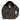 Brown lambskin jacket with black shearling collar, zip front and flap chest pockets
