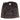 Black leather motorcycle vest back with satin lining and snap button hem