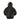 Cockpit USA N-2B goatskin jacket back view, black with tan fur-trim hood