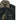 Sheepskin trucker jacket detail: tan shearling collar, buttoned flap, chest pocket