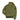 Olive drab B-10 pilot jacket back view with shearling-trimmed collar