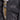 Black pilots jacket close-up of zip placket and chest patch pocket area