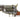 Ornate replica revolver barrel and cylinder with engraved metal and wooden grip