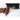 Pistol replica with wooden grip and black frame