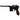 Denix pistol replica with black body, rear sights, and brown wooden grip