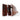 Wooden-stock pistol replica with open rear housing and metal insert