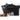Pistol replica front view with black frame and wooden grip panels
