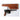 Wooden-stock pistol replica with black pistol and mounted wooden shoulder stock