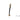 Black scabbard for officer sabre with brass top loop and brass base