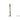 Black scabbard with brass top hanger and decorative brass base for officer sabre