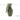 Denix olive green hand grenade paperweight with open loop handle and faceted body panels