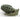 Denix olive green hand grenade paperweight with brass ring on base and textured body