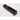 Denix replica pistol magazine, black metal with ribbed openings