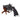 Denix revolver pistol replica with black metal parts and brown wooden grip, angled side view