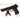 Black pistol replica angled view with ribbed slide and grip texture