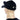 Black baseball cap with LED headlight attached at the front