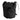 Black collapsible empty shell pouch with top flap pocket and cord loop