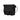 Black collapsible empty shell pouch with flap, MOLLE webbing, and side strap