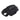 Black nylon waist concealment pouch with zippered top pocket and side attachment straps