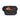 Black nylon waist concealment pouch with front pocket showing smartphone