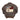 Dark brown leather bomber jacket back with flag patches and ribbed waistband