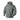 Lightweight winter jacket in muted green, full-zip front with hood and stand collar