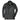 Black goatskin naval coat, double-breasted front, stand collar