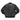 Black leather tanker jacket, back view, center zip and ribbed hem