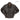 Brown goatskin A-2 long jacket with front zipper and two flap pockets