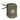Olive green medical pouch with white cross patch and drawcord pull tabs