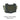 Ranger green helmet cover with mounted rectangular pouch and loop panel
