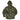 Woodland camo parachute jacket with hood, snap buttons, and dark front panel