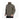 Waterproof parka in olive green with stand collar, chest pockets and hood