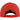 Red baseball cap with interior strap and black underbrim