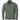 Olive green softshell jacket with full-zip front and stand collar
