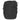 Tactical utility pouch with front webbing grid and zipper pull, black