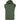 Green sleeveless hoodie vest with full-zip front, kangaroo pockets, and hood drawstring.