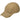 Khaki range cap with curved brim and side perforated dot pattern