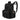 18L tactical backpack, black with padded back panel and front quick-access pockets