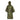 Waterproof ripstop poncho with attached hood, green-brown camo, snap-front.