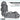 Grey rifle case shown from side with shoulder strap, front and rear carry handles